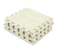 Kichvoe 10pièces Tapis De Sol Puzzle Tapis Évolutif Mousse Éva Imprimé Bois Anti-dérapante Pour Éveil Et Jeu à Domicile Pour Salon Et Chambre