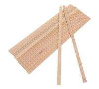 Kichvoe 12 Pièces Moulures Décoratives en Bois Naturel 41cm, Installation Flexible pour Décorations Murales et Meubles, Garnitures en Bois pour Artisans et Rénovateurs