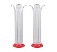 Kichvoe 1ensemble Coupe Fruits Trancheuse Outil de Coupe Tomates Cerises Transparent Accessoire Pizza et Salade Trancheuse Fruit Facile à Nettoyer et Ajustable
