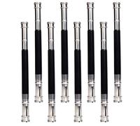 Kichvoe 1ensemble Lot de Rallonges de Crayon Robustes Acier Inoxydable Porte-crayon Double Embouts Pratique pour Prolonger la Durée Utilisation des Crayons Courts
