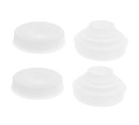 Kichvoe 2 Ensembles Adaptateurs pour Touret Meuler Kit de Entretoises Plastique pour Meule à Épaisseur Adaptateurs de Bague pour Meules de Banc Ajustement Précis