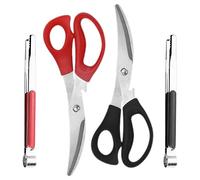 Kichvoe 2 Ensembles Lot De Ciseaux De Cuisine Ciseaux à Barbecue Et Pour Couper Grillades Poulet Fruits Et Légumes