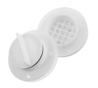 Kichvoe 2 Pièces Bouchon de Vidange en Nylon Blanc pour Bateau et Pont | Évacuation Rapide, Protection des Poissons, Usage Aquaculture et Nettoyage, Pièce de Rechange pour Canoë