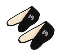 Kichvoe 2 Pièces Cache-oreilles Insonorisés pour Dormir, Cache-oreilles de Sommeil, Peluche Noire, du Bruit, Isolation Sonore Avancée, Confort Ergonomique, Repos Nocturne, Étude, Femmes