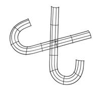 Kichvoe 2 Pièces Couronne de Noël J en Fer Noir, Cadre Réutilisable pour | Forme Canne à Sucre, Anneau Métallique pour Ornements et Feuillage, Murs, Ateliers Créatifs