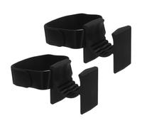 Kichvoe 2 Pièces Gadget Porte-balles de Golf Amusant Noir en Plastique | Distributeur Caché, Installation Rapide et Usage les Mains, Accessoire de Paquet, Format Ergonomique Noir