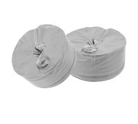 Kichvoe 2 Pièces Paquet Lestage Eau, Base PVC Argentée 2,5 Kg | Pliable et Empilable, Ouverture de Remplissage, pour Supports de Bannière et Présentoirs