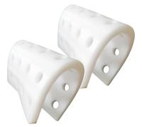 Kichvoe 2 Pièces Plaque de Culture Flottante Hydroponique pour Plants | Polyéthylène Blanc, Usage en Serrage et Base Maraîchère, Facile à Transporter, Accessoires Hydroponiques