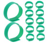 Kichvoe 20 Pièces Bandes de Maintien Antidérapantes pour Bottes de Chien Sangles Élastiques Vertes pour Protection Pluie Accessoires Confortables pour Extérieur