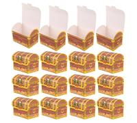 Kichvoe 20 Pièces Boîte de Rangement Pirate en Carton pour Garçon et Filles, Décoration de Bureau Réutilisable et Coffret à Trésors Unique pour Fête D'halloween