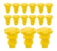 Kichvoe 20 Pièces Isolateurs pour Clôture Électrique en Plastique Jaune