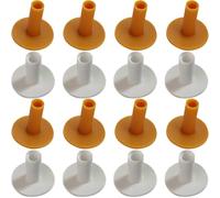 Kichvoe 20 Pièces Tee de Golf en Caoutchouc, Débutants | Supports de Balles Réutilisables, Protège la Face du Club, Usage au Practice Tapis