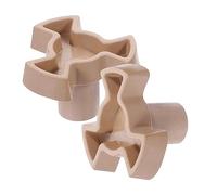 Kichvoe 2pièces Coupleurs pour Plateau Tournant de Micro-ondes Axes de Rechange Supports de Guides Micro-ondes Accessoires pour Plateau