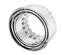 Kichvoe 3 Pièces Emporte-pièce Rond en Acier Inoxydable Cuisine et | Découpe Rapide de Pâte, Format Précis, Léger, pour Sandwichs et Crêpes, Finition Argentée