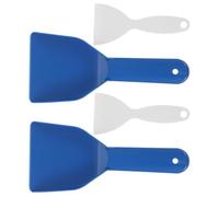 Kichvoe 4 Pelles à Neige en Plastique PP, Grattoirs à Glace Multifonctions pour Réfrigérateurs et Congélateurs, Ensemble 2 Grandes 2 Moyennes, Outil Manuel de Dégivrage Cuisine et Ménage