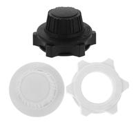 Kichvoe 4 Pièces Cache-écrou Compact pour Ventilateur Pied en Abs Vis de Fixation Stabilité Précise, Accessoire pour Réparation et Entretien Domestique