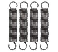 Kichvoe 4 Pièces Ressort et Ouverture Fluide de Porte de Four en Acier Noir avec Double Crochet pour Entretien et Réparation D'appareils Électroménagers, Tension Stable
