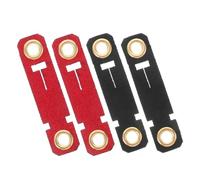 Kichvoe 4pcs Bague pour Oiseaux en Velours avec Boucle Réglable et Fonction Anti-Perte, Anneau de Patte pour Perroquets D'extérieur Confortable pour Propriétaires d'oiseaux DIY