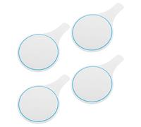 Kichvoe 4pcs Mini Tableau Blanc Effaçable Bleu en Mousse Compact Face Unique pour Vote et Notation des Juges en Compétition Garçon et Filles