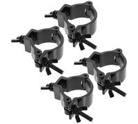 Kichvoe 4pièces Pince de Lumière de Scène Alliage Aluminium Crochet O Robuste pour Projecteurs LED Dj Charge Compatible Tubes Usage Professionnel pour Truss et Éclairage Scénique