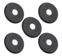 Kichvoe 5 Pièces Cache-pignon de Vélo en PP Noir pour VTT et Route | Protège la Roue Dentée, Limite le Glissement, Pose Simple, Usage Cyclisme et Longues Sorties