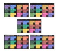 Kichvoe 5pcs Étiquettes Autocollantes Index Mensuel pour Bloc-notes, Fournitures de Bureau, Adhésif Fort, Étanche, Différentes Couleurs, Usage Personnel et Présent Couleur Aléatoire