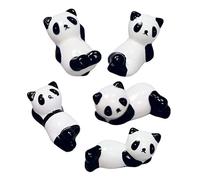 Kichvoe 5pièces Repose- Céramique Panda Support Élégant pour Chinoises pour Décoration De Table Et Repas Style Aléatoire