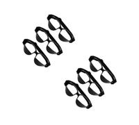 Kichvoe 6 Pièces Lunettes de Dribble de Basket-ball Noires Réglables en
