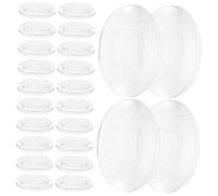 Kichvoe 60 Pièces Kit Lentilles Convexes Transparentes Double Face Acrylique pour Enseignement Physique et Projets DIY et Faciles à Manipuler