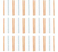 Kichvoe 600pièces Résistance à Film Métallique Précision Assortiment Valeurs Couleurs Codées pour Électronique et Bricolage