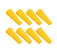 Kichvoe 8 Pièces Bobines de Fil en Plastique PVC Jaune Architecture Avancée de Bobinage et Adaptabilité Multi-Machines pour Tricot et Couture