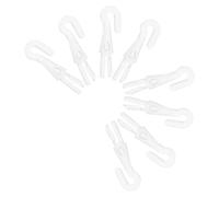 Kichvoe 8 Pièces Crochet de Baguette sans Fil, Plastique Souple | Pièce de Remplacement à Forte Flexibilité, Fixation Sûre, Réglage Facile, pour Stores Verticaux