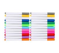 Kichvoe à Craie Liquide Prise en Main Confortable Effaçables Lot de 24 Stylos en Plastique pour Tableaux LED et Fenêtres Design Adapté aux Garçon et Filles pour Dessin