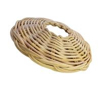 Kichvoe Abat-jour en Rotin Tissé Léger et Robuste pour Lampe Suspendre Vintage, Décoration Rustique Maison ou L'hôtel
