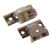 Kichvoe Accessoires de Rideaux en Plastique et Fer : Jeu de Verrous Cordon et Poulies pour Stores Bambou, Fixation Facile, Résistance Fiable, Effet Décoratif Adapté aux Maisons et Bureaux
