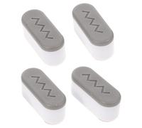 Kichvoe Accessoires pour Siège de Toilette Kit 4 Pièces Butoirs de Siège et Joints de Couvercle, Cales de Mise à Niveau pour Toilettes, Rehausseurs Pratiques pour Salle de Bain