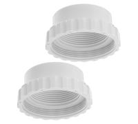 Kichvoe Adaptateur de Jet de Piscine à Double Filetage en PVC, 2 Pièces | Raccord Précis, Prévention Avancée des Fuites, Résistance Chimique, pour Système de Fontaine Intérieure