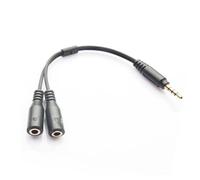 Kichvoe Adaptateur pour Casque avec Microphone Mono, Câble 3,5 Mm Ctia, Fiche Plaquée Or et Design Compact, pour Paquet D'ordinateur Portable