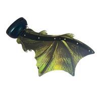 Kichvoe Ailes de Dinosaure Électriques Vertes en Abs Lumière et Battement pour Costume Halloween et Fêtes, Accessoire Léger Sangles pour Garçon et Filles