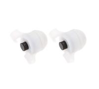 Kichvoe Alarme de Canne à Pêche LED 3 Pcs Lumière Flash Blanche, Plastique Solide, Alerte Automatique Pêche Nocturne