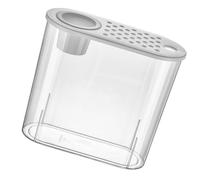 Kichvoe Aquarium Transparent Plastique Boîte Élevage Portable pour Poissons Rouges Décoration Intérieure