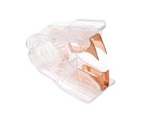 Kichvoe Arrache-agrafes Portable en Plastique Or Design Compact et Facile à Transporter, pour Bureau, École et Usage Domestique