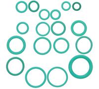 Kichvoe Assortiment de 270 Joints Toriques en Caoutchouc Butyle Vert pour Compresseur de Climatisation Voiture, Portable et Usage Prolongé, Compatible Divers Modèles Automobiles