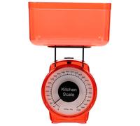 Kichvoe Balance la Cuisine Mécanique 1Kg Plastique Solide sans Pile, Balance Alimentaire Portable pour Pesage en Pâtisserie, Accessoire la Cuisine Fonction Tare Couleur Couleur Aléatoire