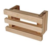 Kichvoe Banc Marchepied en Bois Compact, Petite Marche Stable pour Garçon et Filles et Adultes, Repose-Pieds Multifonction en Bois Naturel, Maison, Crèche et Maternelle