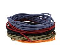 Kichvoe Bande Élastique à Ressort en Nylon 5 Pièces, Extensible et Résistante, pour Carnet de Voyage, Fixation Pratique et Design Esthétique pour Notepad