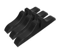 Kichvoe Base de Paravent de Séparation de Pièce Support Stable et Multifonctionnel en Plastique Noir, Lot de 3 pour et Bureaux
