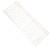 Kichvoe Bâtonnets Adhésifs pour Oreilles en Silicone Réutilisables 2 Boîtes de 24 Pièces Kit de Nettoyage des Oreilles Boîte Pratique pour Adultes et Garçon et Filles