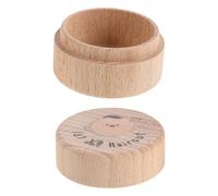 Kichvoe Boîte à Souvenirs en Bois pour Dents de Lait avec Compartiments, Design Minimaliste Élégant, Portable, pour Conserver Premiers Cheveux et Dents des Garçon et Filles