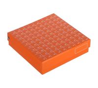 Kichvoe Boîte de Rangement en Papier avec Couvercle et Compartiments pour Tubes à Centrifuger et Flacons, Compatible Congélateur, Design à Clapet pour Laboratoire Organisé